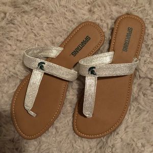 Michigan State Spartans Sandles